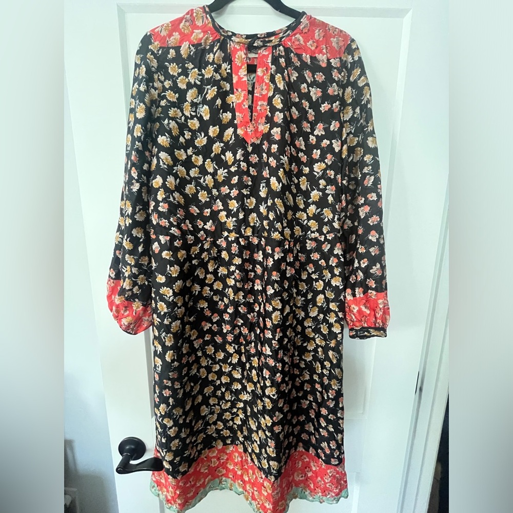 Warm 100% silk dress